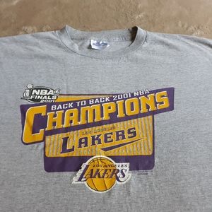 2001 lakers champions shirt